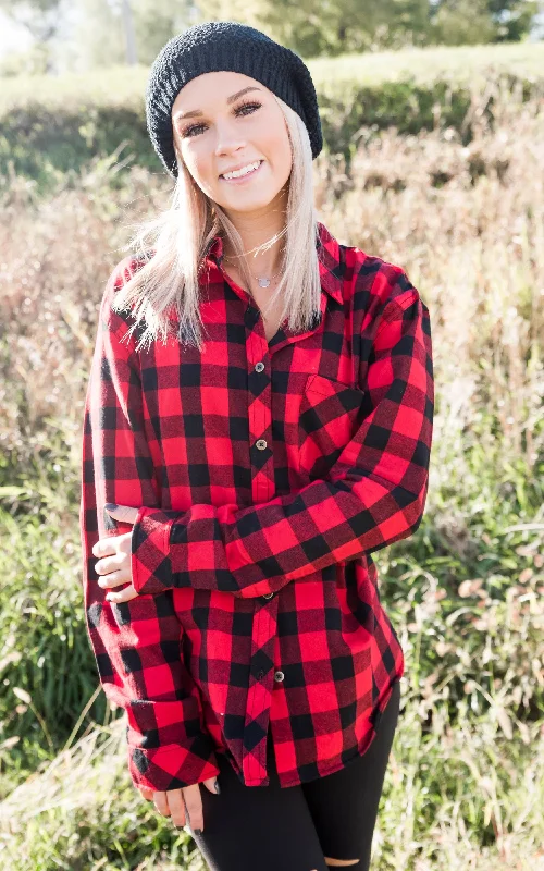 Buffalo Plaid Flannel** - Final Sale