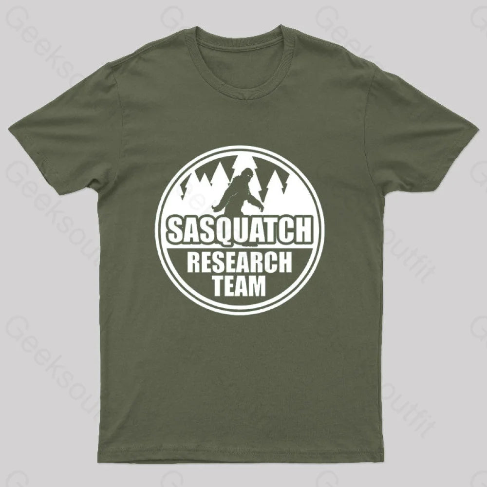 Sasquatch Research Team Geeks T-Shirt