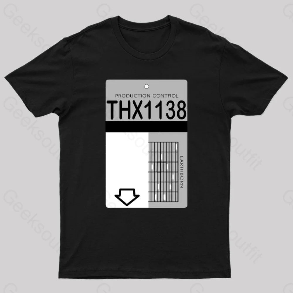 THX 1138 Production Control Geek T-Shirt