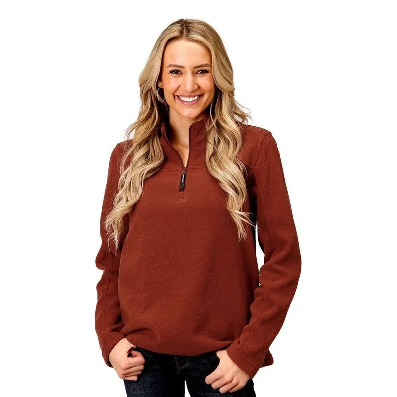 Roper Western Sweatshirt Womens Pull Over 1/4 Zip 03-098-0692-6158 RT