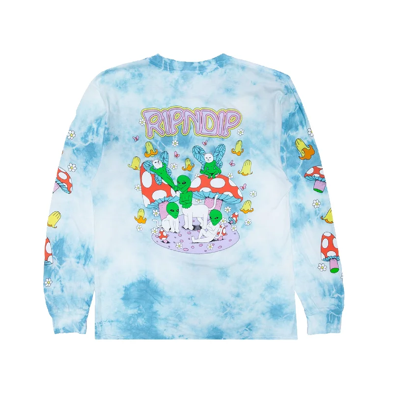 Best Wishes Long Sleeve (Light Blue Lightning Wash)