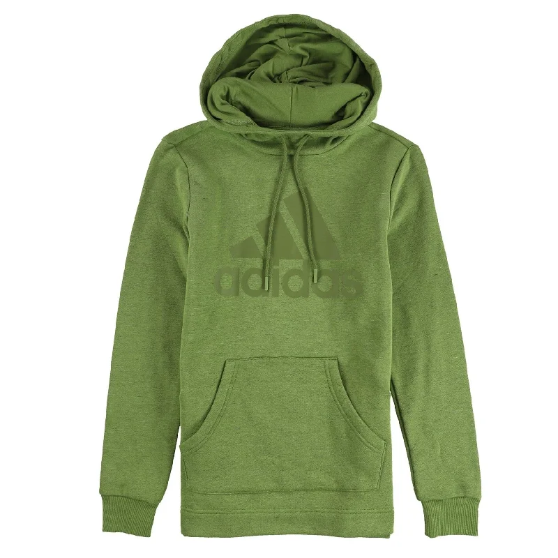 Adidas Womens Logo Hoodie Sweatshirt, Green, X-Small