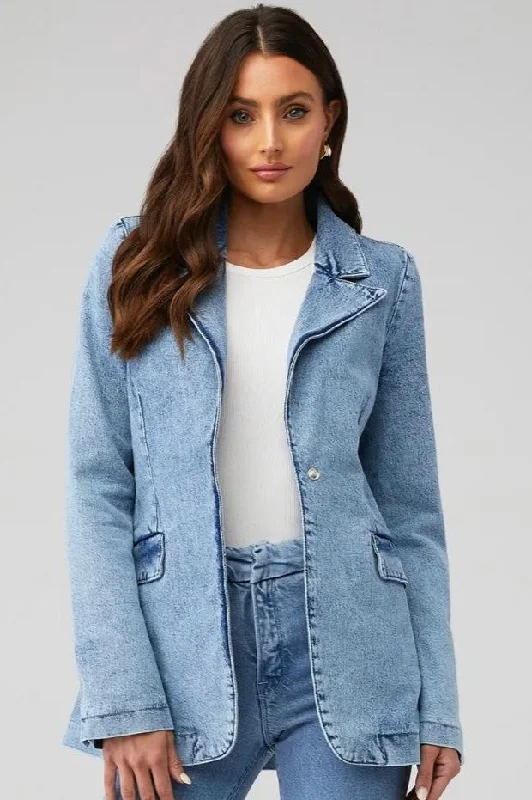 GOOD AMERICAN DENIM BLAZER