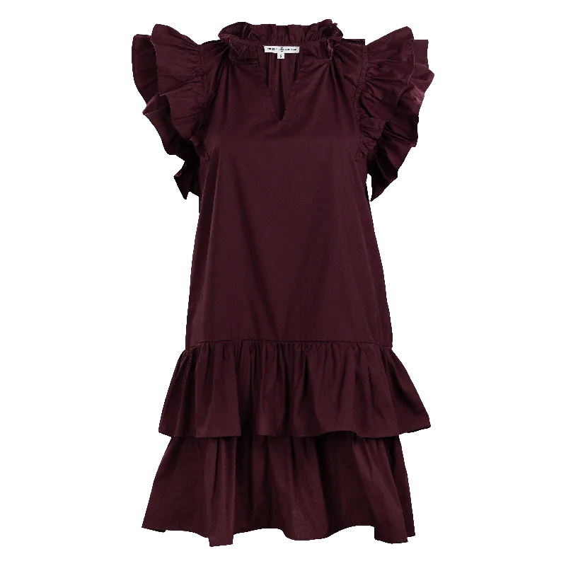 Double Ruffle Sleeve Dress