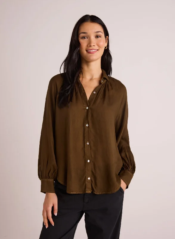 Flowy Raglan Sleeve Shirt - Golden Army