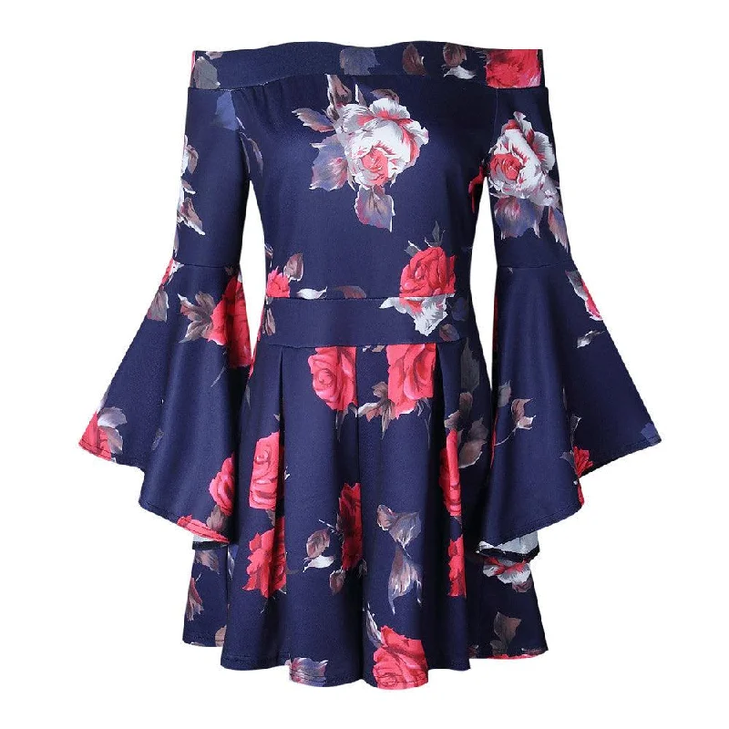 Navy Floral