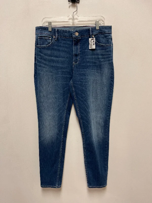 Jeans Skinny By White House Black Market In Blue Denim, Size: 14