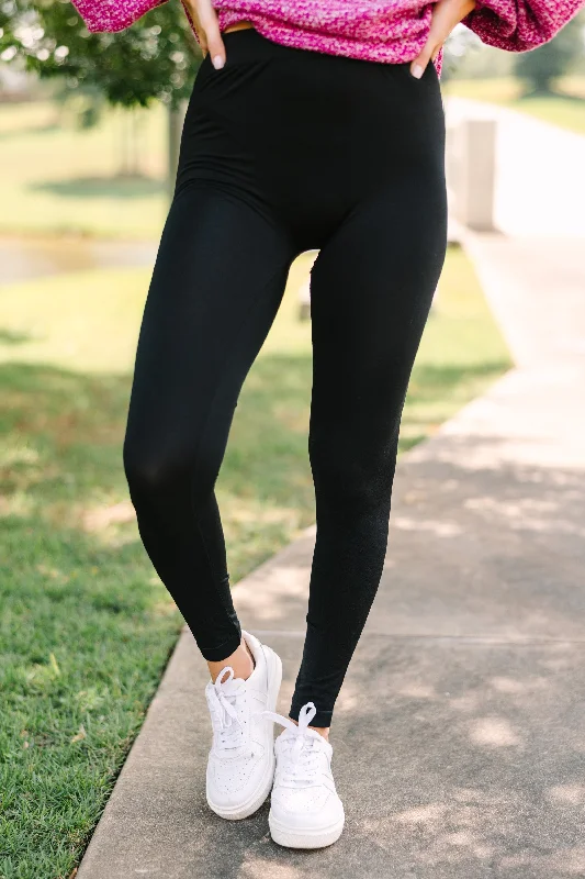 Women's: You're Worth It Black Leggings