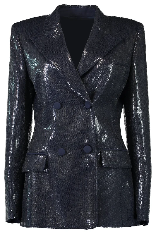 Double Breasted Blazer - Maritime Sequin