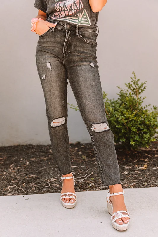 Risen The Branch High Waist Distressed Pants