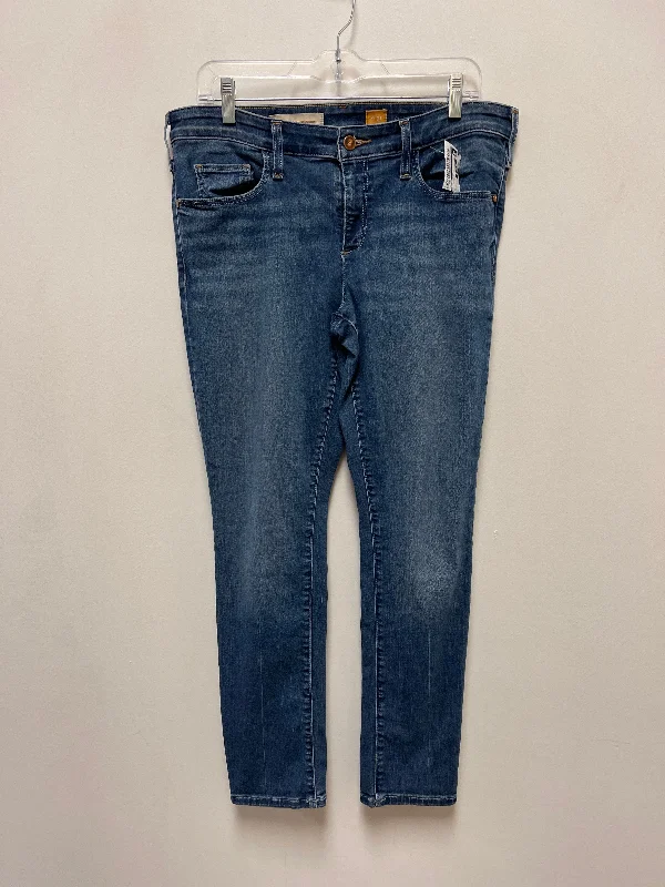 Jeans Skinny By Pilcro In Blue Denim, Size: 12