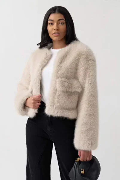 REYSHA FAUX FUR JACKET