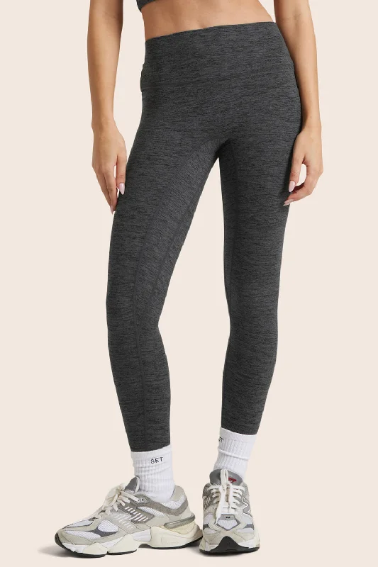 FORMCLOUD® CLOUD MID-RISE LEGGINGS - PEPPER HEATHER GREY