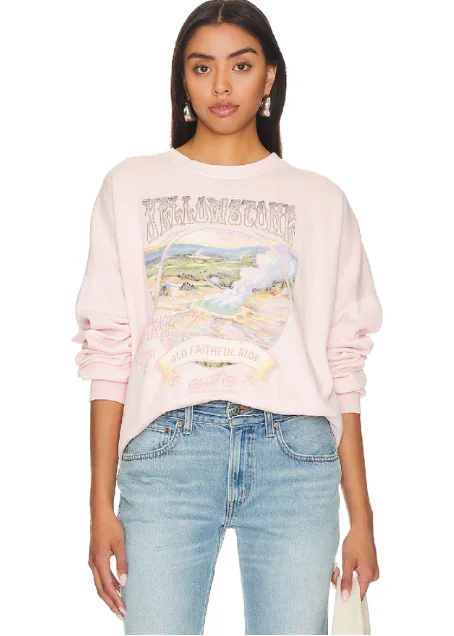 Yellowstone Ride Pullover - Blush Pink