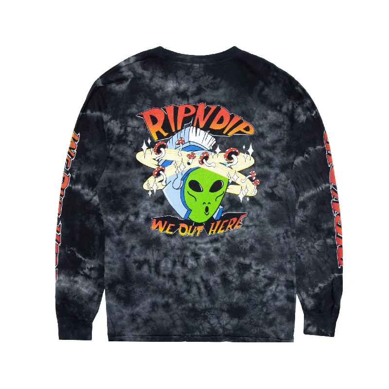 Out Of This World Long Sleeve (Black Lightning Wash)