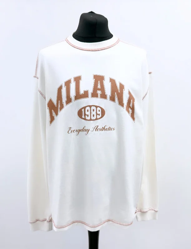 Cream 1989 Heavyweight Long Sleeve T-shirt.