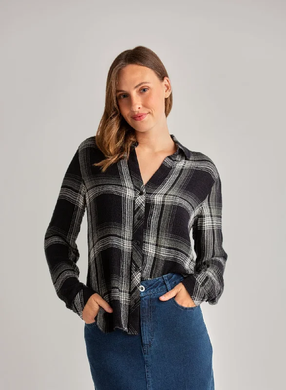 Long Sleeve Button Down - Vintage Ivy Plaid