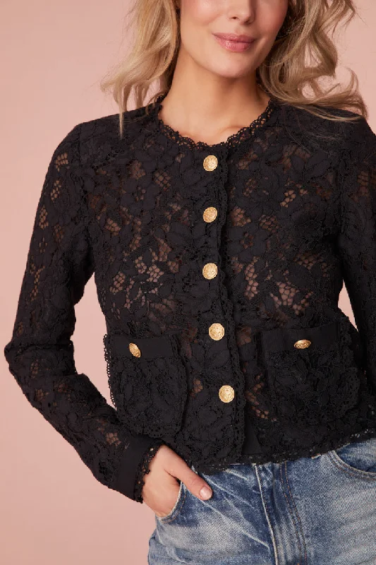 Richard Sheer Lace Jacket