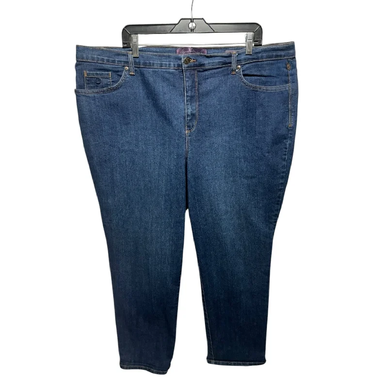 Jeans Boyfriend By Gloria Vanderbilt In Blue Denim, Size: 20