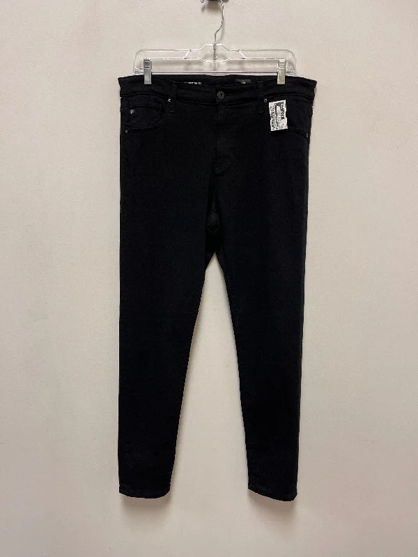 Jeans Skinny By Adriano Goldschmied In Black, Size: 16