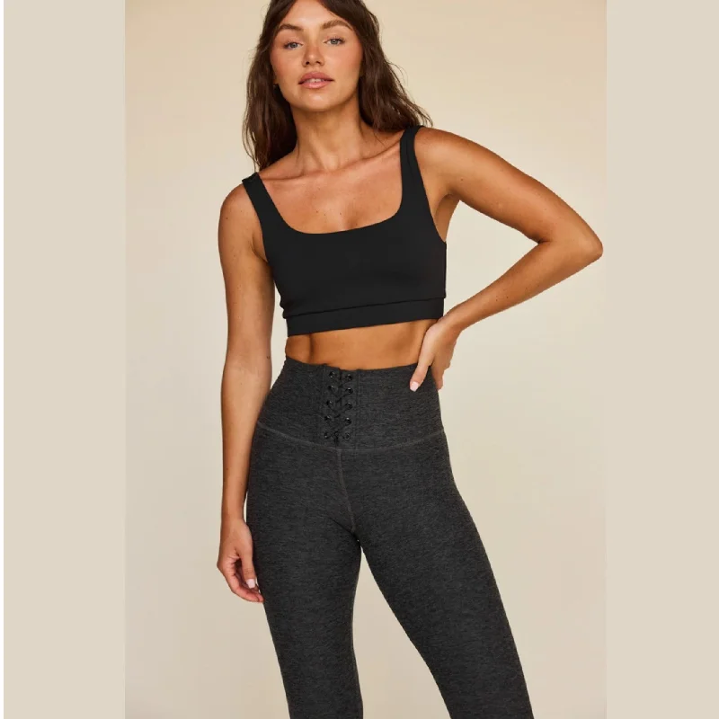 Kennedy Ankle Legging - Charcoal Heather Grey