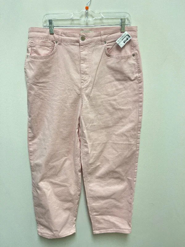 Jeans Designer By Ted Baker In Pink, Size: 18