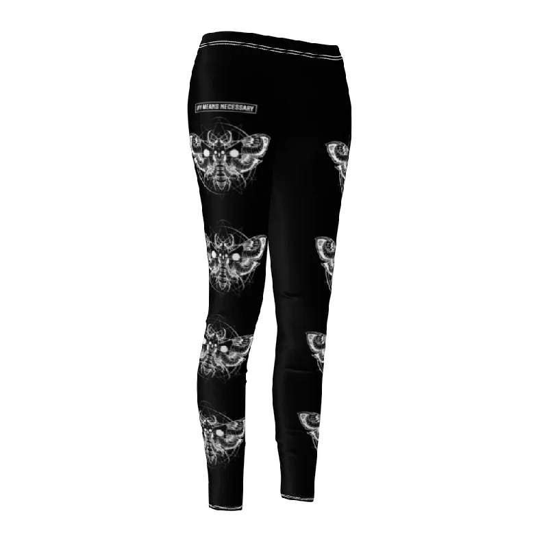 Death Moth Leggings Black