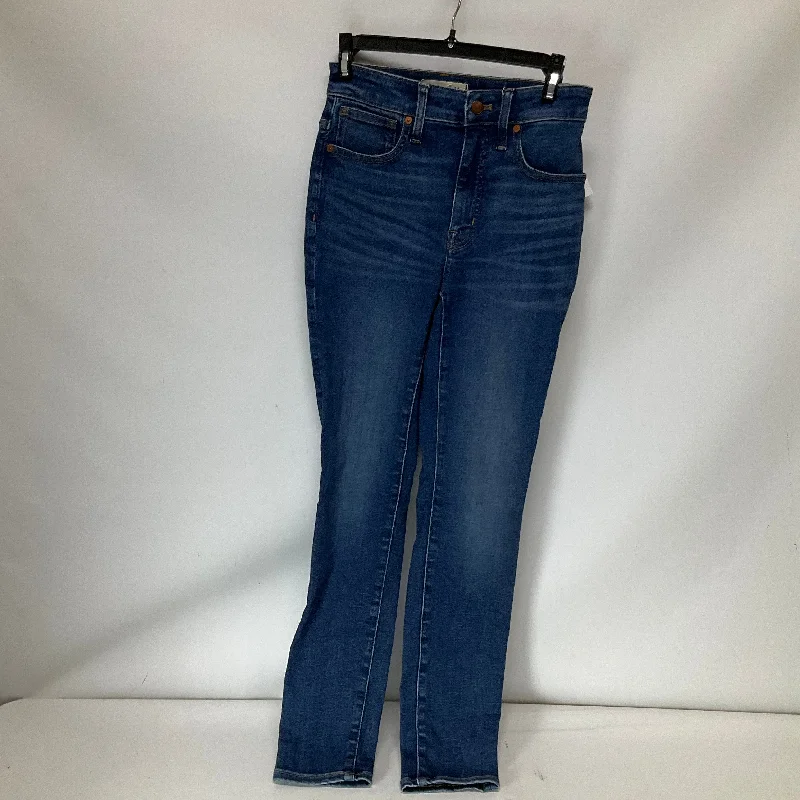 Jeans Skinny By Madewell In Blue Denim, Size: 0