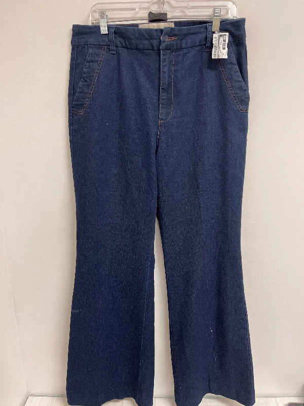 Jeans Wide Leg By Gloria Vanderbilt In Blue Denim, Size: 12