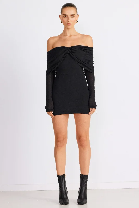 Madrid Mini Dress - Black