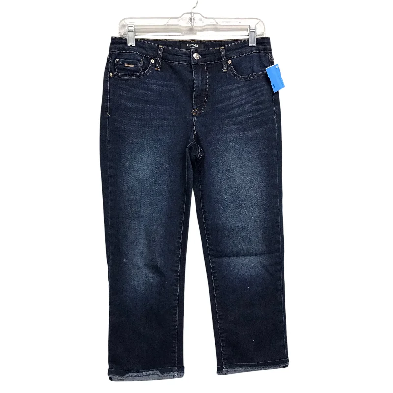 Jeans Cropped By Nine West In Blue Denim, Size:6