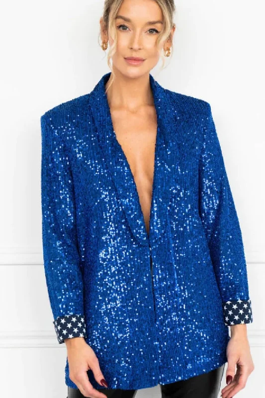 BLAZE SEQUIN BLAZER