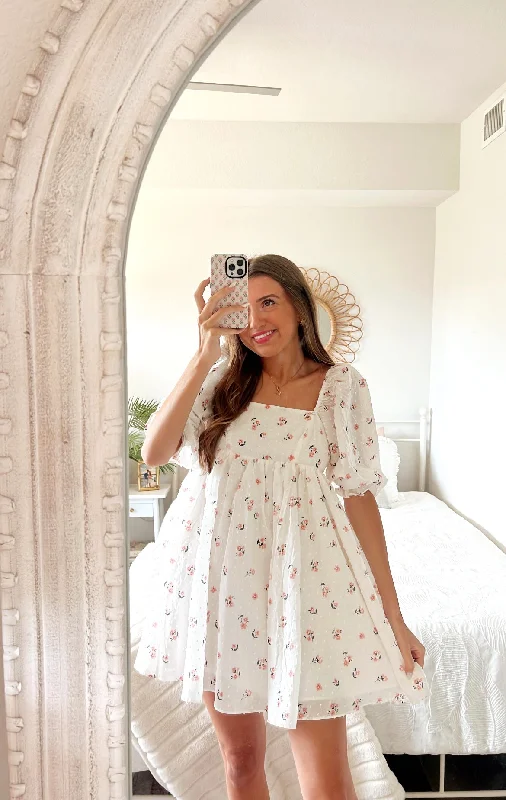 BLOOMING BABYDOLL DRESS