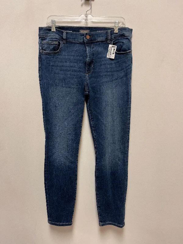 Jeans Skinny By Dl1961 In Blue Denim, Size: 16