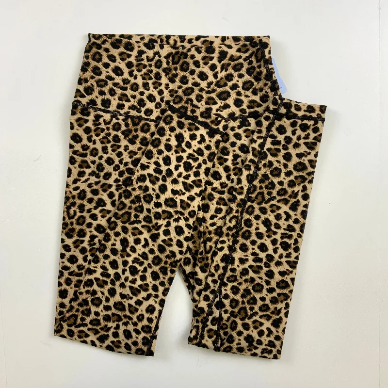 Athletic Leggings By Clothes Mentor In Leopard Print, Size: S