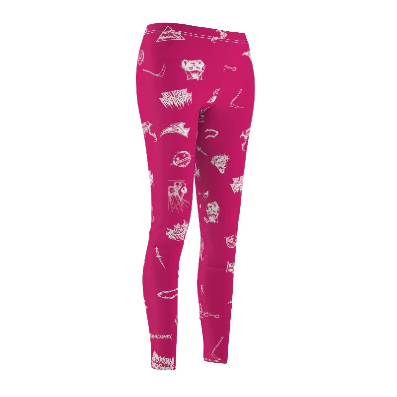 Wingbats Leggings Fuchsia