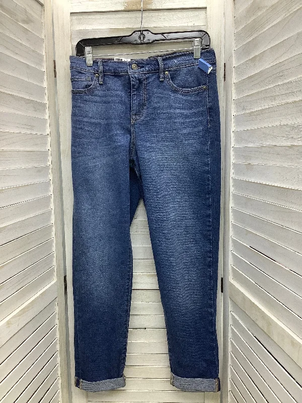 Jeans Boyfriend By Gloria Vanderbilt In Blue Denim, Size: 4