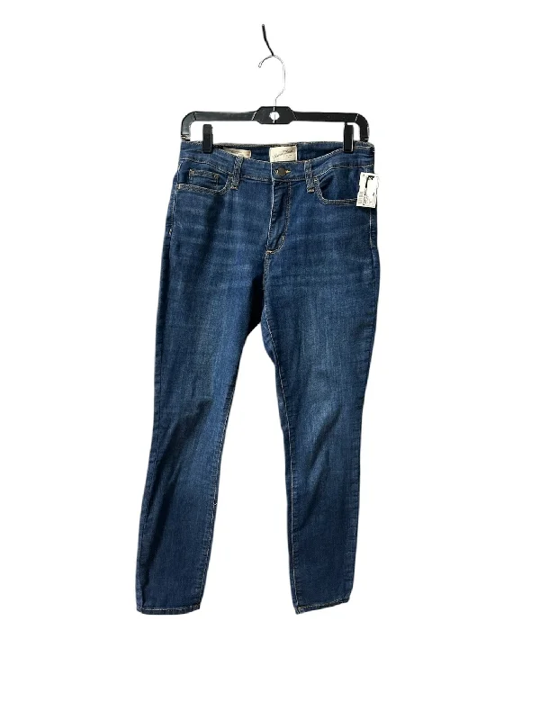 Jeans Skinny By Universal Thread In Blue Denim, Size: 6