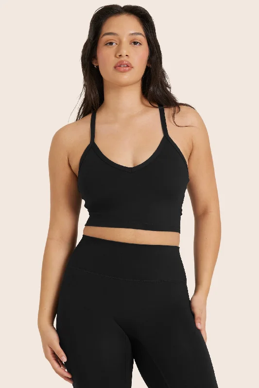 SPORTBODY® SPORTY Y CAMI BRA - ONYX