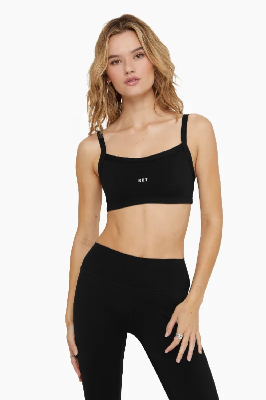 SPORTBODY® SPORTY SCOOP BRA 1.0 - ONYX