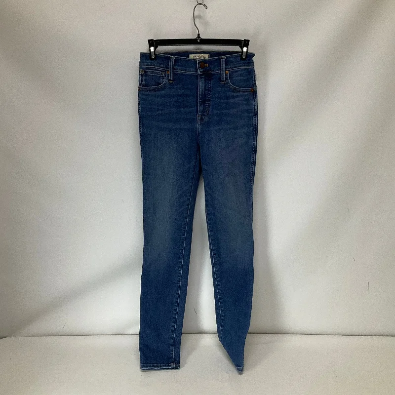 Jeans Skinny By Madewell In Blue Denim, Size: 0