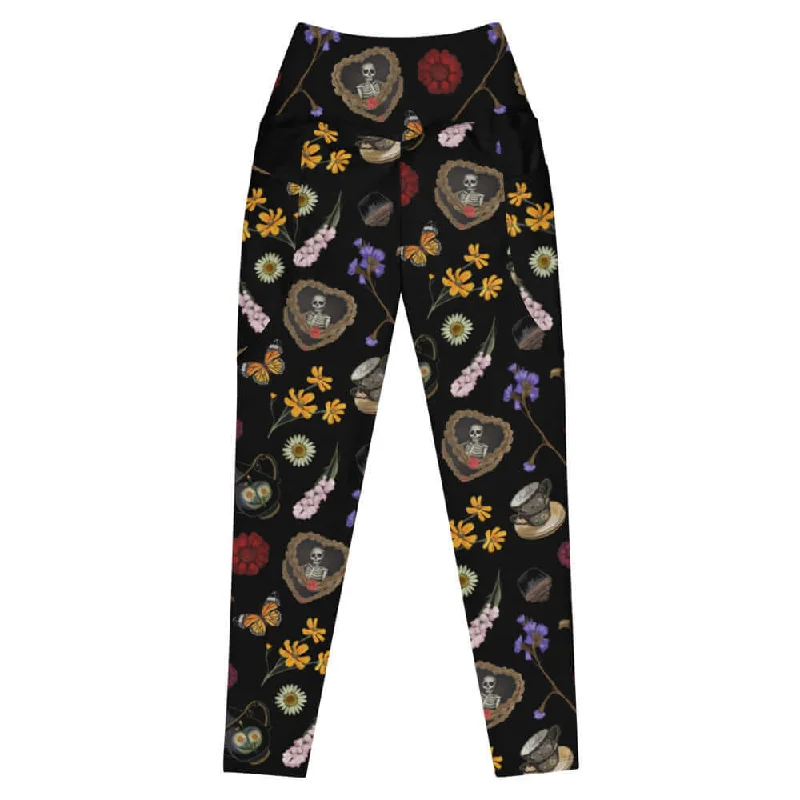 Premium Gothic Tea Time Leggings